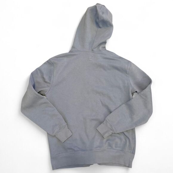 Gap Women's Light Blue Full Zip Hoodie with Embroidered Logo Size XS - Picture 2 of 4